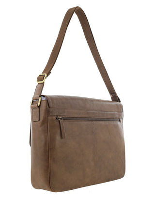 Laptop & Business bags Oak / Nylon PC 4084 OAK Pierre Cardin Mens Leather Messenger Bag in Oak