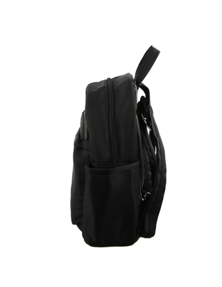 Backpack Black / Nylon PC 2418 BLK Pierre Cardin Nylon Anti-Theft Backpack in Black