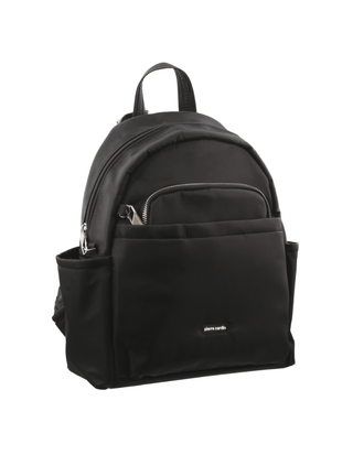 Backpack Black / Nylon PC 2418 BLK Pierre Cardin Nylon Anti-Theft Backpack in Black