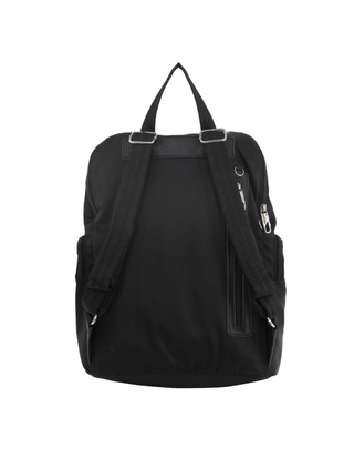 Backpack Black / Nylon PC 2891 BLK Pierre Cardin Nylon Anti-Theft Backpack in Black