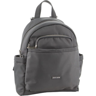 Backpack Grey / Nylon PC 2418 GREY Pierre Cardin Nylon Anti-Theft Backpack in Grey