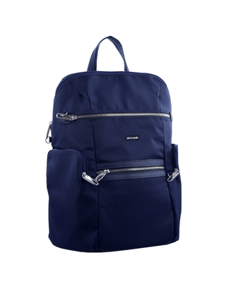 Backpack Navy / Nylon PC 2891 NAVY Pierre Cardin Nylon Anti-Theft Backpack in Navy