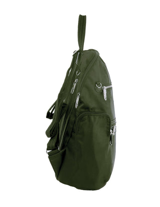 Backpack Olive / Nylon PC 2891 OLIVE Pierre Cardin Nylon Anti-Theft Backpack in Olive