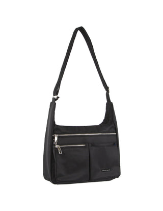 Crossbody bag Black / Nylon PC 2998 BLACK Pierre Cardin Nylon Anti-Theft Cross Body Bag in Black
