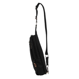 Crossbody bag Black / Nylon PC 3270 BLK Pierre Cardin Nylon Anti-Theft Cross Body Bag in Black