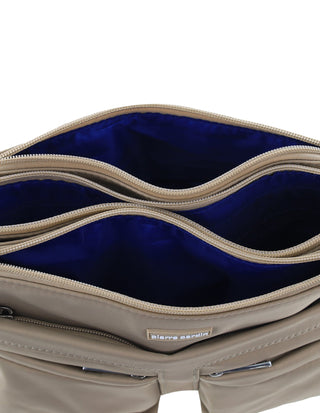 Crossbody bag Camel / Nylon PC 3268 CML Pierre Cardin  Nylon Anti-Theft Cross Body Bag in Camel