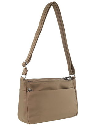 Crossbody bag Camel / Nylon PC 3268 CML Pierre Cardin  Nylon Anti-Theft Cross Body Bag in Camel