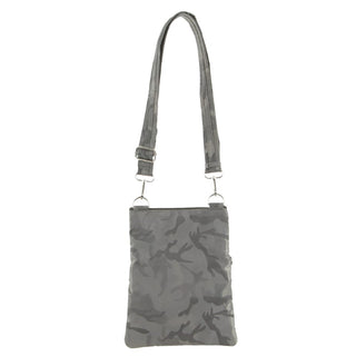 Crossbody bag Grey-Camo / Nylon PC 3157C GREY-CAMO Pierre Cardin Nylon Anti-Theft Cross Body Bag in Grey-Camo