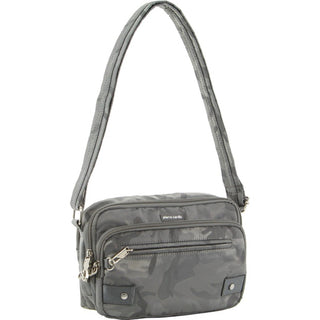 Crossbody bag Grey-Camo / Nylon PC 3269 GREY-CAMO Pierre Cardin Nylon Anti-Theft Cross Body Bag in Grey-Camo