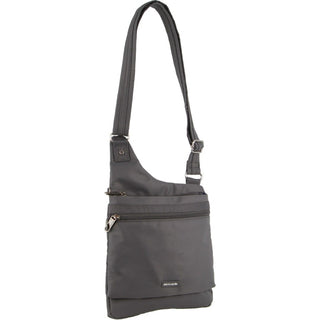 Crossbody bag Grey / Nylon PC 2416 GREY Pierre Cardin Nylon Anti-Theft Cross Body Bag in Grey