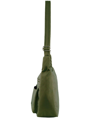 Crossbody bag Olive / Nylon PC 2998 OLIVE Pierre Cardin Nylon Anti-Theft Cross Body Bag in Olive