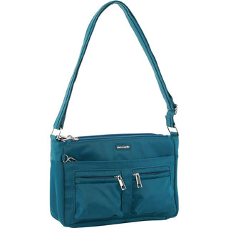 Crossbody bag Turquoise / Nylon PC 3268 TURQ Pierre Cardin  Nylon Anti-Theft Cross Body Bag in Turquoise