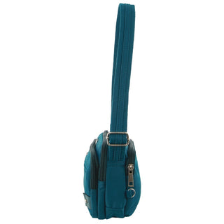 Crossbody bag Turquoise / Nylon PC 3269 TURQ Pierre Cardin Nylon Anti-Theft Cross Body Bag in Turquoise