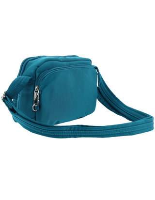 Crossbody bag Turquoise / Nylon PC 3269 TURQ Pierre Cardin Nylon Anti-Theft Cross Body Bag in Turquoise