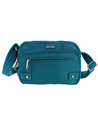 Crossbody bag Turquoise / Nylon PC 3269 TURQ Pierre Cardin Nylon Anti-Theft Cross Body Bag in Turquoise