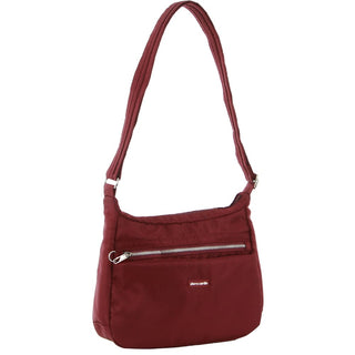 Crossbody bag Wine / Nylon PC 2642 WINE Pierre Cardin Nylon Anti-Theft Cross Body Bag in Wine