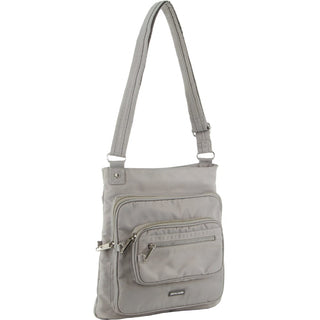 Crossbody bag Taupe / Nylon PC 2417 TAUP Pierre Cardin Nylon Anti-Theft Cross Body in Taupe