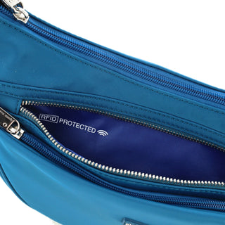 Crossbody bag Turquoise / Nylon PC 3942 TURQ Pierre Cardin Nylon Anti-Theft Crossbody Bag in Turquoise