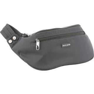 Waist Bag Grey / Nylon PC 3178 GREY Pierre Cardin Nylon Anti-Theft Waist Bag in Black