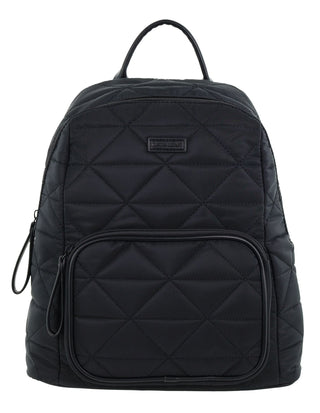 Backpack Black / Nylon PC 4025 BLK Pierre Cardin Nylon Geometric Backpack in Black