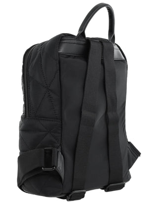 Backpack Black / Nylon PC 4025 BLK Pierre Cardin Nylon Geometric Backpack in Black