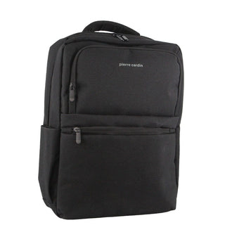 Backpack Black / Nylon PC 3625 BLK Pierre Cardin Nylon Travel & Business Backpack with Built-in USB Port in Black