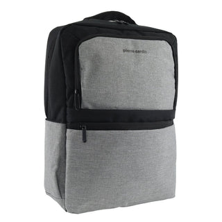 Backpack Grey / Nylon PC 3625 GREY Pierre Cardin Nylon Travel & Business Backpack with Built-in USB Port in Grey