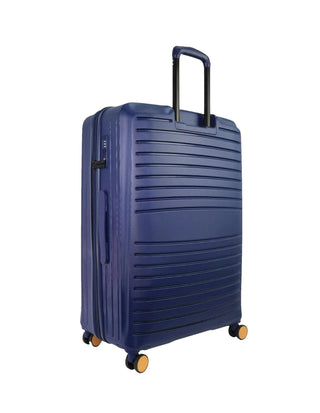 Hard Shell Luggage Navy / Polycarbonate (PC) PC 4032LC NAVY Pierre Cardin Oasis Navy Hard Shell Large and Cabin Bundle 2-Piece Set