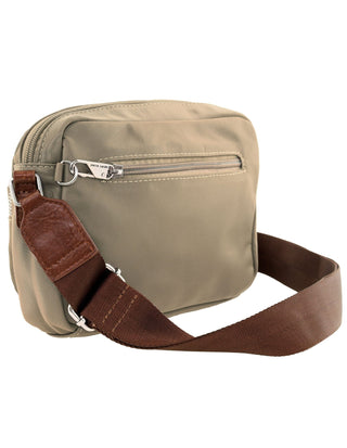 Crossbody bag Camel / Nylon PC 4073 CML Pierre Cardin RFID Anti-Theft Nylon Crossbody Bag in Camel