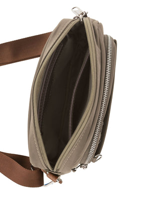 Crossbody bag Camel / Nylon PC 4073 CML Pierre Cardin RFID Anti-Theft Nylon Crossbody Bag in Camel