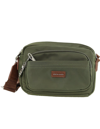 Crossbody bag Olive / Nylon PC 4073 OLIVE Pierre Cardin RFID Anti-Theft Nylon Crossbody Bag in Olive