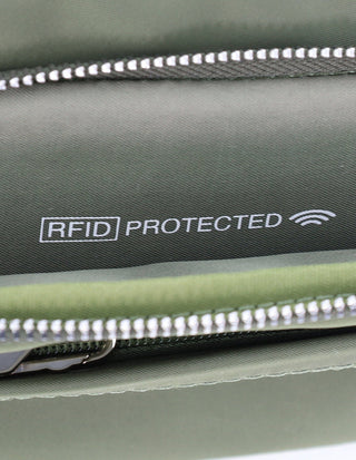 Crossbody bag Olive / Nylon PC 4073 OLIVE Pierre Cardin RFID Anti-Theft Nylon Crossbody Bag in Olive