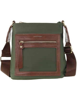 Crossbody bag Olive / Nylon PC 4075 OLIVE Pierre Cardin RFID Anti-Theft Nylon Crossbody Bag in Olive