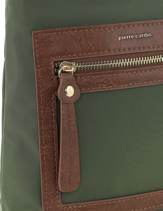 Crossbody bag Olive / Nylon PC 4075 OLIVE Pierre Cardin RFID Anti-Theft Nylon Crossbody Bag in Olive