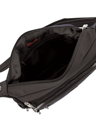 Crossbody bag Black / Nylon PC 4077 BLACK Pierre Cardin RFID Anti-Theft Nylon Crossbody in Black