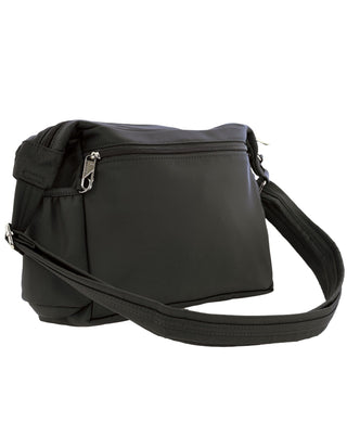 Crossbody bag Black / Nylon PC 4077 BLACK Pierre Cardin RFID Anti-Theft Nylon Crossbody in Black