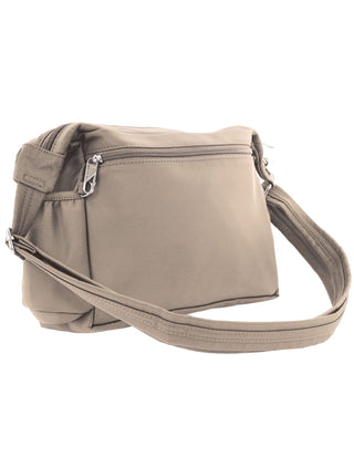 Crossbody bag Camel / Nylon PC 4077 CML Pierre Cardin RFID Anti-Theft Nylon Crossbody in Camel