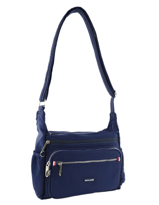 Crossbody bag Navy / Nylon PC 4077 NAVY Pierre Cardin RFID Anti-Theft Nylon Crossbody in Navy