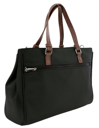 Crossbody bag Black / Nylon PC 4074 BLACK Pierre Cardin RFID Anti-Theft Nylon Mini Tote with Crossbody in Black