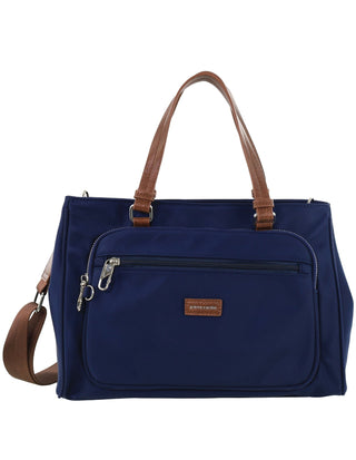 Crossbody bag Navy / Nylon PC 4074 NAVY Pierre Cardin RFID Anti-Theft Nylon Mini Tote with Crossbody in Navy