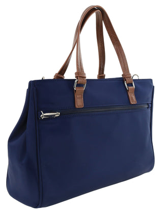 Crossbody bag Navy / Nylon PC 4074 NAVY Pierre Cardin RFID Anti-Theft Nylon Mini Tote with Crossbody in Navy