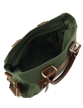 Crossbody bag Olive / Nylon PC 4076 OLIVE Pierre Cardin RFID Anti-Theft Nylon Mini Tote with Crossbody in Olive