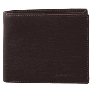 Leather Wallet Brown / Leather PC 2819 BRN Pierre Cardin Rustic Leather Bi-Fold Men's Wallet in Brown