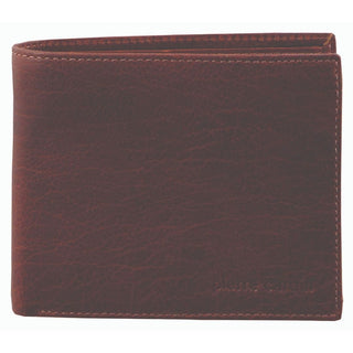 Leather Wallet Chestnut / Leather PC 2819 CHES Pierre Cardin Rustic Leather Bi-Fold Men's Wallet in Chestnut