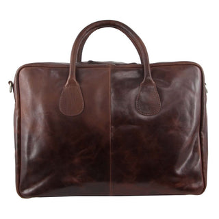 Duffle Bag Dark Chocolate / Leather PC 2802 D-CHOC Pierre Cardin Rustic Leather Business Bag