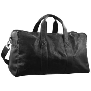 Overnight Bag Black / Leather PC 2825 BLK Pierre Cardin Rustic Leather Business/Overnight Bag in Black