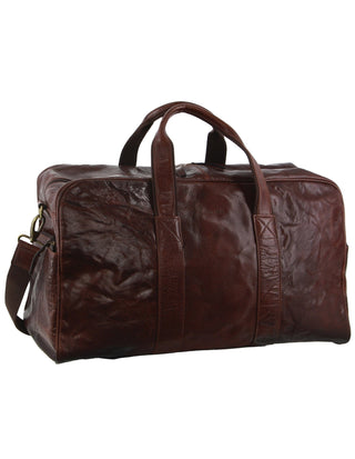 Overnight Bag Chestnut / Leather PC 2825 CHES Pierre Cardin Rustic Leather Business/Overnight Bag in Chestnut