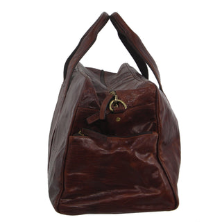 Overnight Bag Chestnut / Leather PC 2825 CHES Pierre Cardin Rustic Leather Business/Overnight Bag in Chestnut