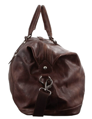 Overnight Bag Chocolate / Leather PC 2824 CHOC Pierre Cardin Rustic Leather Business/Overnight Bag in Chocolate