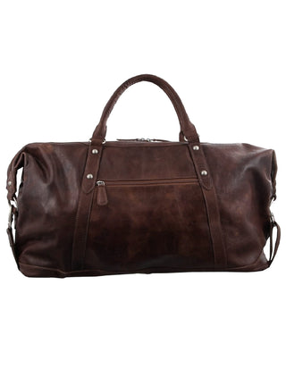 Overnight Bag Chocolate / Leather PC 2824 CHOC Pierre Cardin Rustic Leather Business/Overnight Bag in Chocolate